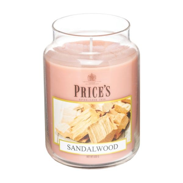 Candela Profumata Sandalwood Price's Candles