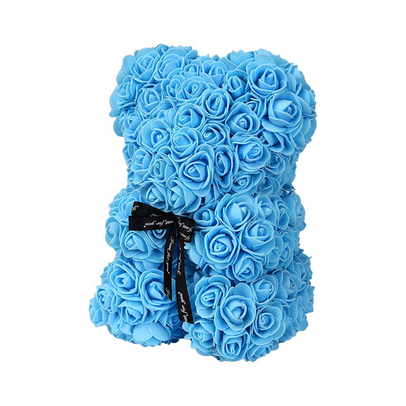Teddy Rose in Foam Azzurro