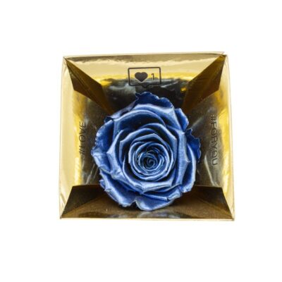 La Boite Rosa Stabilizzata Blu Metallizzato