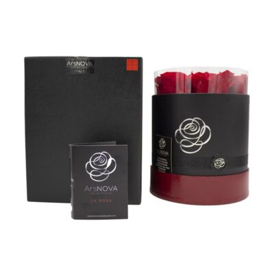 Ars Nova Box di Rose Stabilizzate Rosse Royal