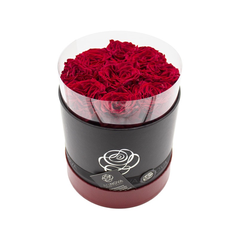 Ars Nova Box di Rose Stabilizzate Rosse Romantic