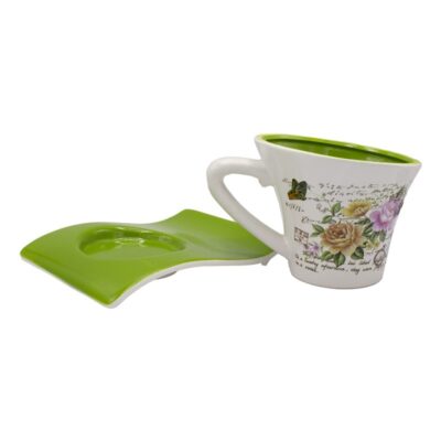 Tazza Portapianta Verde