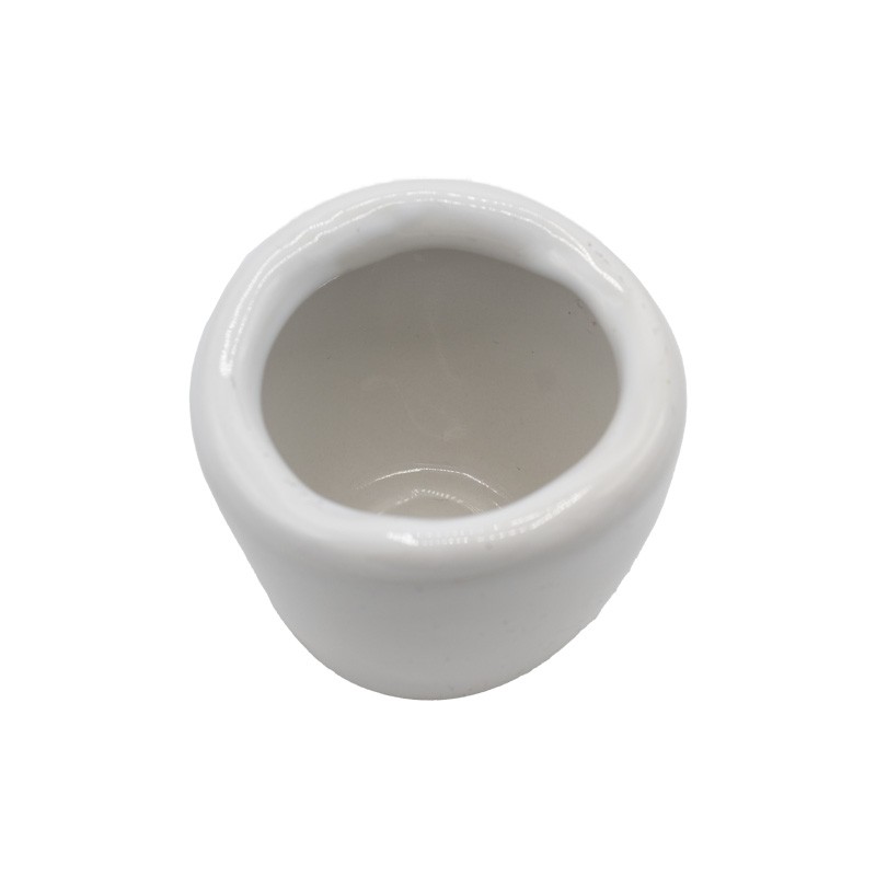 Coprivaso Bianco In Ceramica