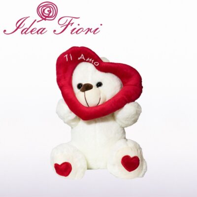 Peluche Orsetto con Cuore "Ti Amo"