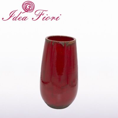 Vaso Bombato Rosso