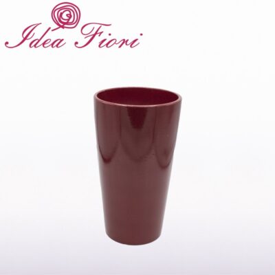 Vaso Cilindrico Rosso