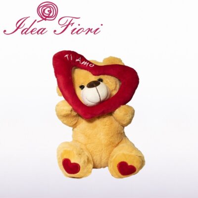 Peluche Orso con Cuore "Ti Amo"