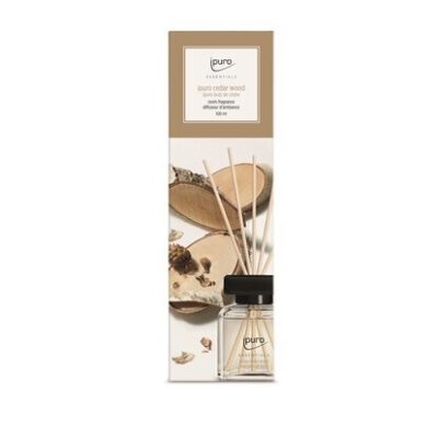 Ipuro Profumatore Ambiente Bastoncini Cedar Wood - Bois De Cèdre 100 ml