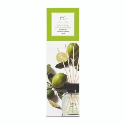 Ipuro Profumatore Ambiente Bastoncini Lime Light - Atmosphère citronée 100 ml