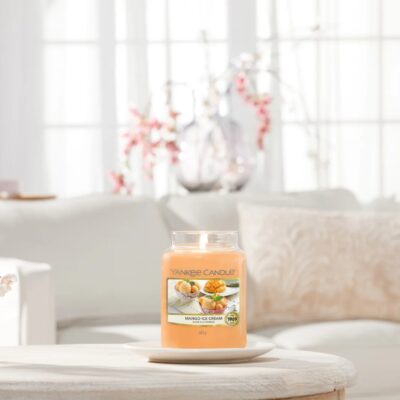 Mango Ice Cream Yankee Candle Candela Profumata