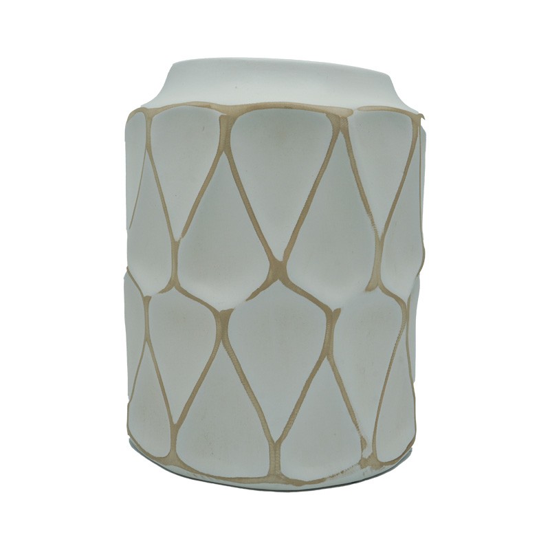 Vaso in Ceramica Bianco Sporco Balcosta