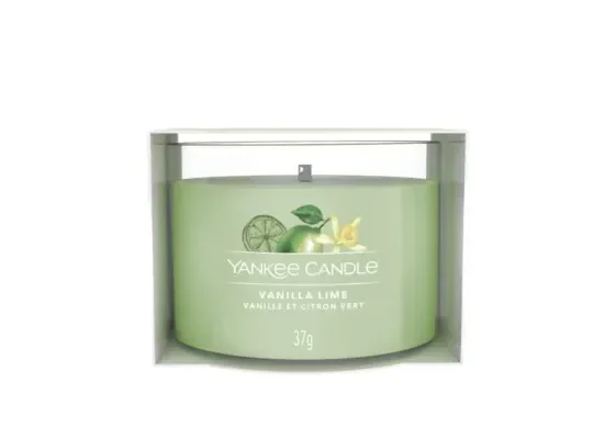 Candela Votiva Yankee Candle Vanilla lime Idea fiori 3