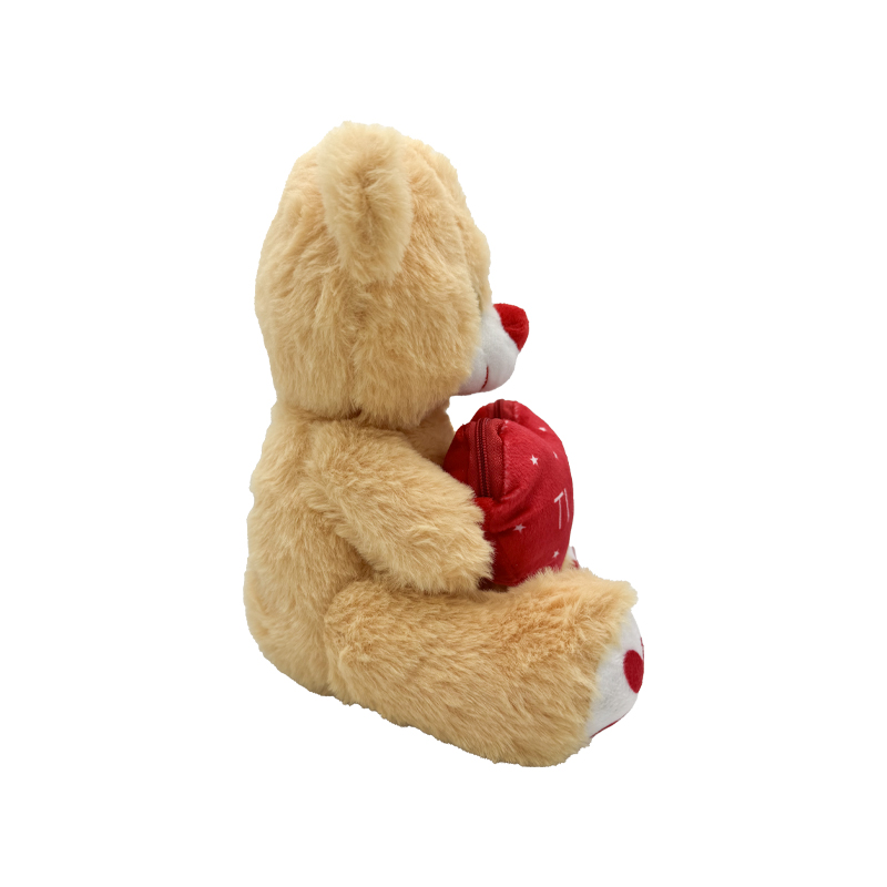 peluche per san valentino orso con cuore cerniera ideafiori 2
