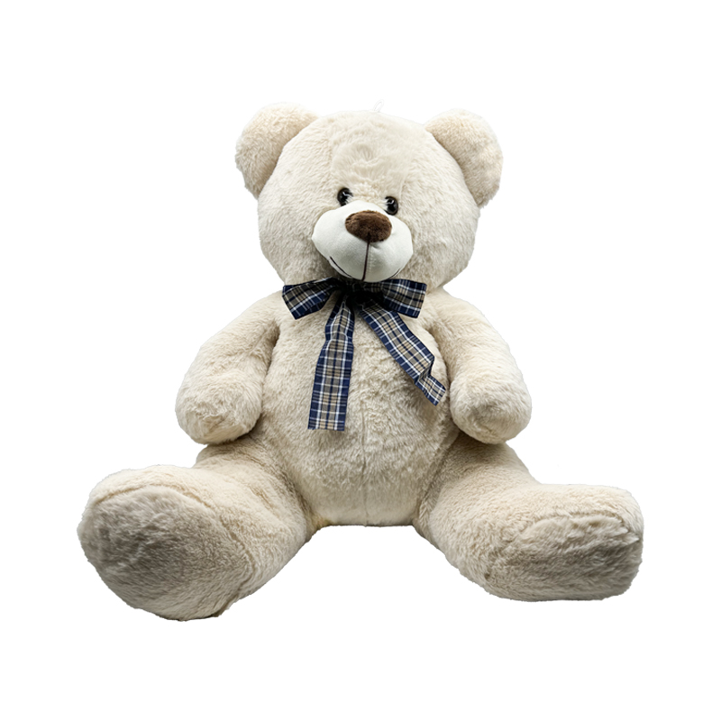 peluche san valentino orso con fiocco beige teddy ideafiori